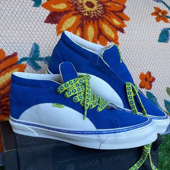 Vans The Snake Trail Lx Suede/Canvas True Blue/Marshmallow Men’s sneakers - Picture 7 of 16